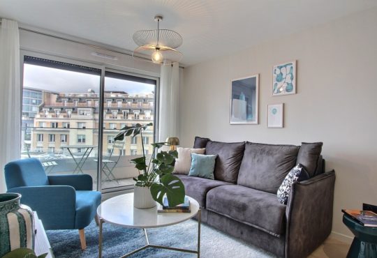 2 chambres avec terrasse et vue Tour Eiffel